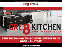 Tablet Screenshot of cre8kitchen.nl